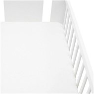 Crib Jersey 120 × 60 white - Cot sheet