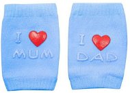 I Love Mum and Dad blue with abs - Knee Protectors