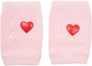 I Love Mum and Dad pink with ABS - Knee Protectors