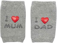 I Love Mum and Dad grey with ABS - Knee Protectors