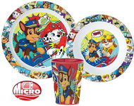 3-piece plastic set Tlapková patrola - Dish Set