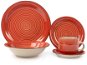 BANQUET SPIRAL Jídelní sada RED 30 ks - Dish Set
