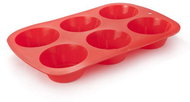 BANQUET silicone muffin tin CULINARIA Red 27,5 × 18 cm - Baking Mould