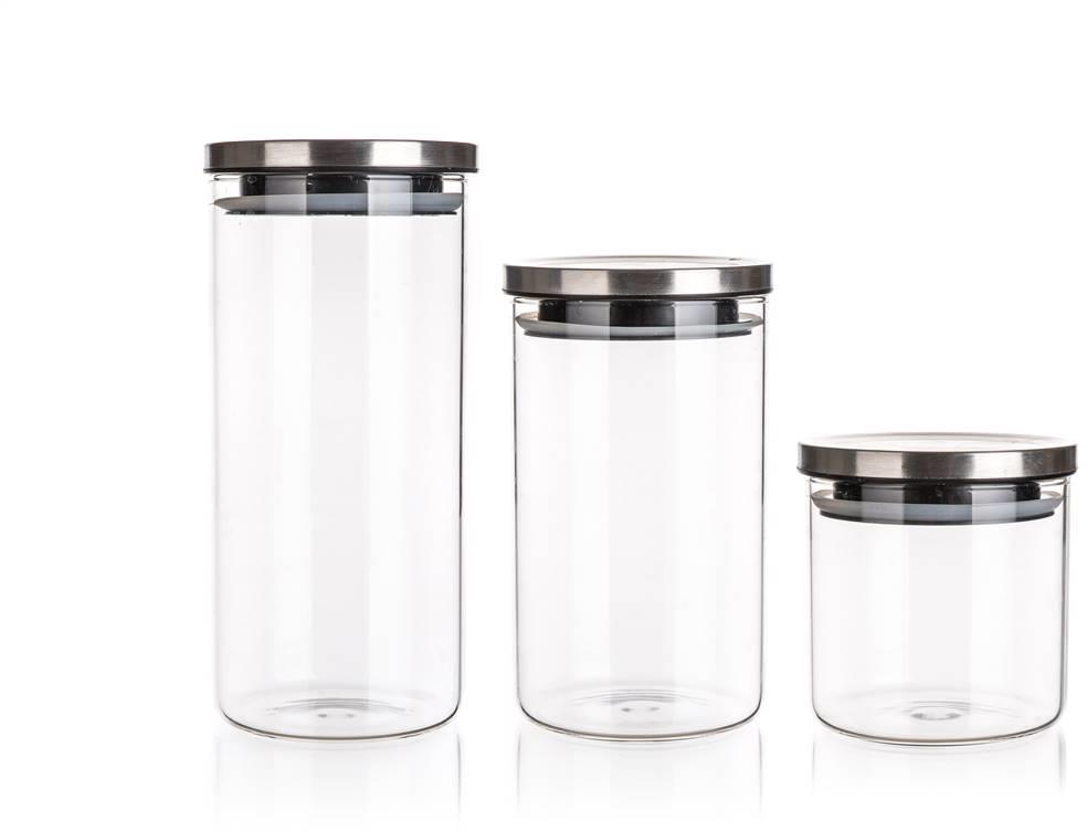 BANQUET FREIA 650 + 1100 + 1450 ml-es fedeles üvegedénykészlet