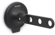 Brabantia Kleiderhaken mit Saugnapf Schwarz - Badezimmer-Haken