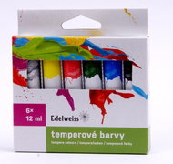 Edelweiss tempera 6 colours - Tempera