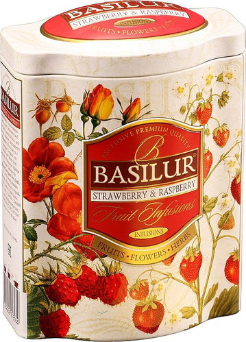 BASILUR Fruit Strawberry & Raspberry 100g - Tea - Main image