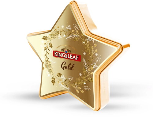BASILUR KINGSLEAF Starlight Collection Gold Tin 30g - Tea - Main image