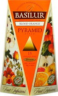 Basilur Fruit Blood Orange 15 × 2 g pyramid paper - Tea
