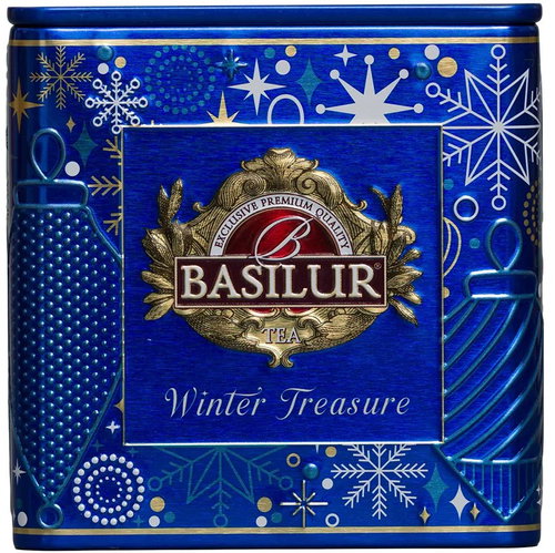 BASILUR Festive Treats Winter Treasure Tin 75g - Tea - Main image