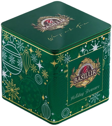 BASILUR Festive Treats Holiday Treasure Tin 75g - Tea - Main image