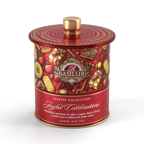 BASILUR Festive Tea Joyful Celebrations Tin 75g - Tea - Main image
