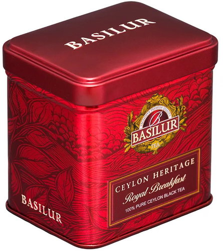 BASILUR Ceylon Heritage Royal Breakfast Tea 50 g plech - Tea - Main image