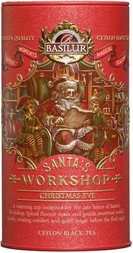 BASILUR Santa's Workshop Christmas Eve Tin 75g - Tea - Main image