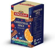 BASILUR KINGSLEAF Xmas Black Spiced Orange Gift Box 20 × 2g - Tea
