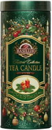 BASILUR Festival Candle Green Edition Tin 75g + Tea Light 11g - Tea