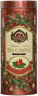 BASILUR Festival Candle Red Edition Tin 75g + Tea Light Candle 11g - Tea