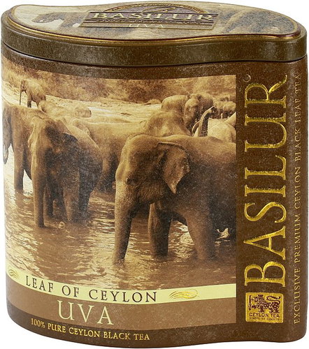BASILUR Leaf of Ceylon Uva-OP Tin 100g - Tea - Main image