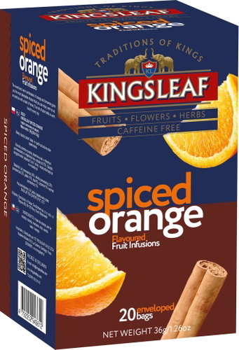 BASILUR KINGSLEAF Spiced Orange přebal 20 × 1,8 g - Tea - Main image