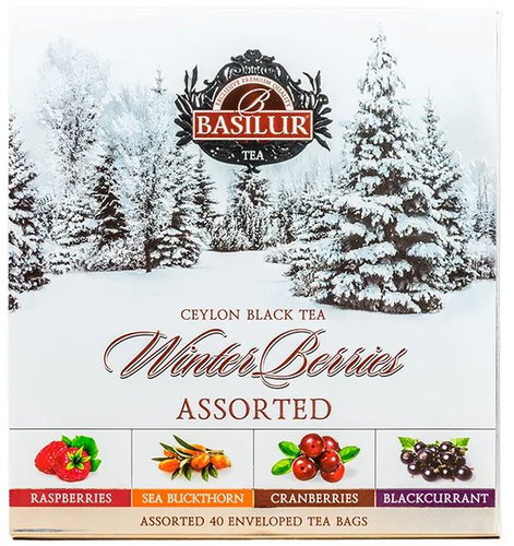 BASILUR Winter Berries Assorted paper envelope 40 gastro bags - Tea - Main image