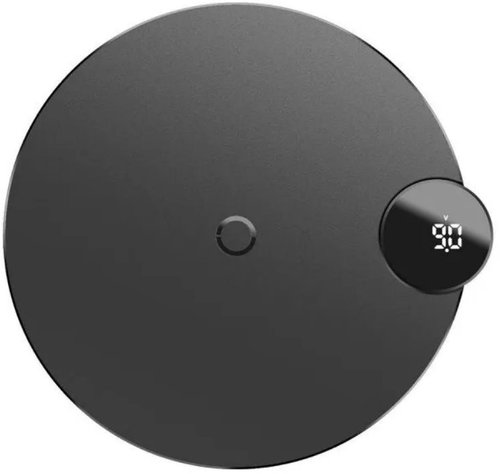 Baseus Digtal LED Display Wireless Charger Black - Wireless Charger - Main image