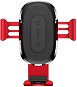 Baseus Wireless Charger Gravity Car Mount Red - Phone Holder