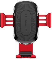 Baseus Wireless Charger Gravity Car Mount Red - Telefontartó