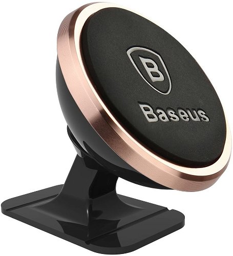 Baseus 360-degree Rotation Magnetic Mount Holder Rose Gold - Handyhalterung