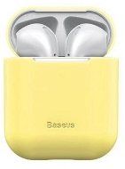 Baseus Super Thin Silica Gel Case for AirPods 1/2-gen Yellow - Headphone Case
