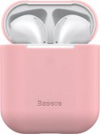Baseus Super Thin  Silica Gel Protector for Airpods 1/2-gen, Pink - Headphone Case