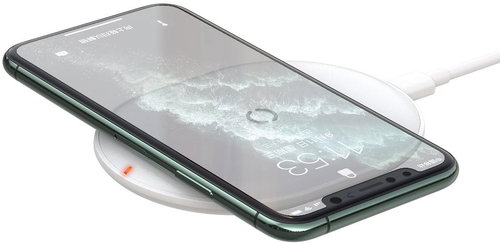Baseus Cobble Wireless Charger 15W White - Wireless Charger - Main image