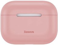 Baseus Super Thin Silica Gel Case for Apple AirPods Pro, Pink - Headphone Case