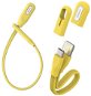 Baseus Bracelet Cable USB to Type-C (USB-C) 0,22m Yellow - Adatkábel
