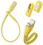 Baseus Bracelet Cable USB to Type-C (USB-C) 0,22m Yellow - Adatkábel