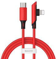 Baseus Colourful Elbow USB-C to Lightning Cable PD 18W, 1.2m, Red - Data Cable