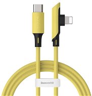 Baseus Colourful Elbow Type-C to Lightning Cable PD 18W 1,2 m Yellow - Dátový kábel