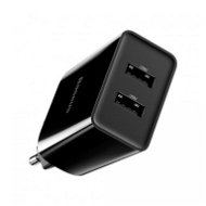 Baseus Speed Mini QC Dual USB Quick Charger 10,5W Black - Töltő adapter