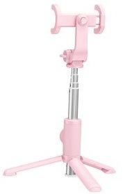 Baseus Lovely Bluetooth Folding Bracket Selfie Stick Coral Pink - Selfie Stick - Main image