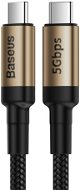 Baseus Cafule Series Type-C PD USB-C 3.1 Gen1 Cable 60 W (20 V/3 A) 1 m Gold + Black - Dátový kábel