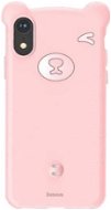 Baseus Bear Silicone Case iPhone Xr 6.1" rózsaszín tok - Telefon tok