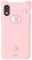 Baseus Bear Silicone Case pro iPhone Xr 6.1" Pink - Kryt na mobil
