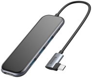 Baseus Multi-functional HUB (USB-C to 3xUSB3.0+HD4K+PD) Grey - Docking Station