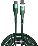 Baseus Zinc Magnetic Safe Fast Charging Data Cable Type-C (USB-C) 100W 1.5m Green - Data Cable