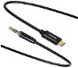 Baseus USB-C to Jack 3.5mm Audio Cable, 1.2m - fekete - Audio kábel