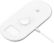 Baseus Smart 3in1 Wireless-Ladegerät für iPhone + Apple Watch + AirPods Weiß - Kabelloses Ladegerät