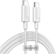 Baseus Premium USB-C / USB-C kábel 100W (20V / 5A) 1,5 m fehér - Adatkábel