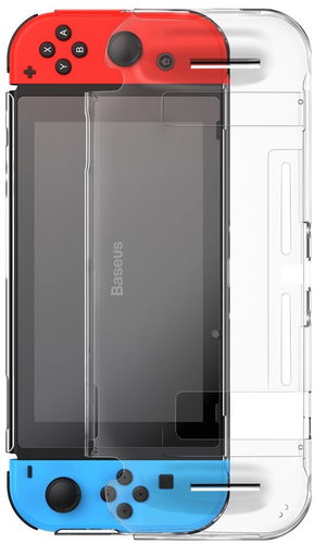 Baseus SW Basic Case(With Key Cap*2)GS07 Transparent - Case for Nintendo Switch - Main image