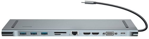 Baseus Enjoyment Series Type-CNotebook HUB Adapter Dark Grey - Dockingstation - Hauptbild