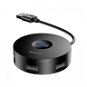 Baseus round box HUB adaptér 10 cm, Black - USB hub