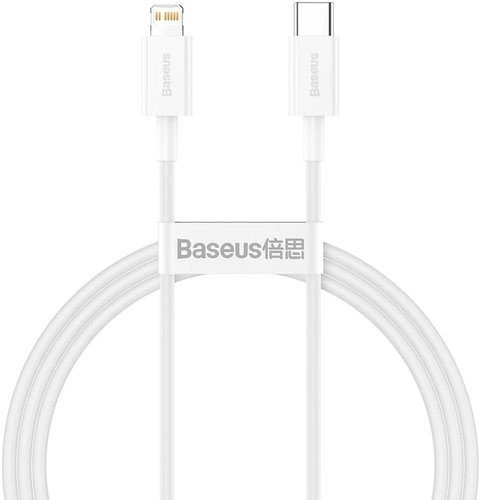 Baseus Superior Series Type-C/Lightning Quick Charging Cable 20W 2m White - Data Cable - Main image